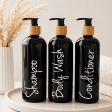 Load image into Gallery viewer, 1L Refillable Bathroom Bottles - Love and Labels