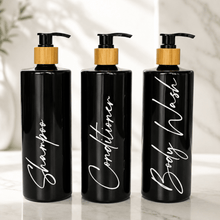Load image into Gallery viewer, 500ml Refillable Shampoo Bottles with Custom Labels - Love and Labels
