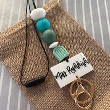 Load image into Gallery viewer, Teachers lanyard gifts Australia, personalised lanyard - love and labels