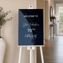 Load image into Gallery viewer, A1 Acrylic Welcome Signage for Birthday, Wedding, Engagement Party - Love and Labels