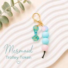 Load image into Gallery viewer, Beaded Keyrings, Bag Charms & Trolley Tokens - Love and Labels