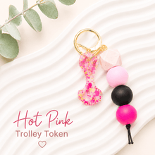 Load image into Gallery viewer, Beaded Keyrings, Bag Charms & Trolley Tokens - Love and Labels