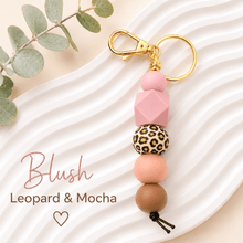 Load image into Gallery viewer, Beaded Keyrings, Bag Charms & Trolley Tokens - Love and Labels