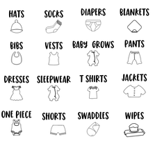 Load image into Gallery viewer, Custom Baby Clothing Labels and Tags - Love and Labels