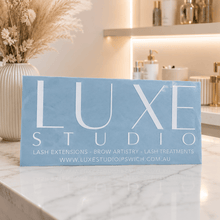 Load image into Gallery viewer, Custom Business Rear Window Sign - Love and Labels
