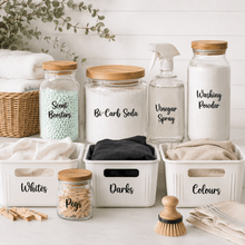 Load image into Gallery viewer, Custom Laundry Organisation Labels - Love and Labels