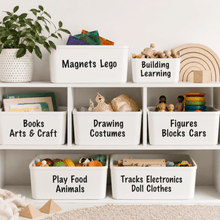 Load image into Gallery viewer, Custom Toy Storage Labels - Love and Labels