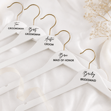Load image into Gallery viewer, Personalised Bridal Party Hangers - Love and Labels