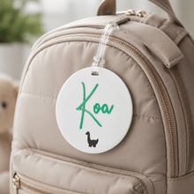 Load image into Gallery viewer, Personalised Kids Bag Tag | Custom Name Backpack Tag - Love and Labels