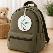 Load image into Gallery viewer, Personalised Kids Bag Tag | Custom Name Backpack Tag - Love and Labels