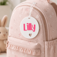 Load image into Gallery viewer, Personalised Kids Bag Tag | Custom Name Backpack Tag - Love and Labels