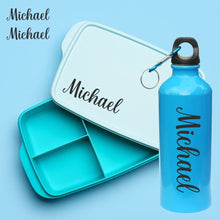 Load image into Gallery viewer, Personalised Lunch Box Label Set (5 Labels) - Love and Labels