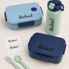Load image into Gallery viewer, Personalised Lunch Box Label Set (5 Labels) - Love and Labels