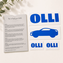 Load image into Gallery viewer, Personalised Lunchbox Labels | Custom Name & Picture Label Set - Love and Labels