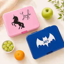 Load image into Gallery viewer, Personalised Lunchbox Labels | Custom Name & Picture Label Set - Love and Labels