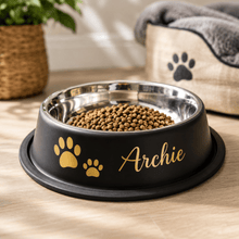Load image into Gallery viewer, Personalised Pet Bowl Label - Love and Labels