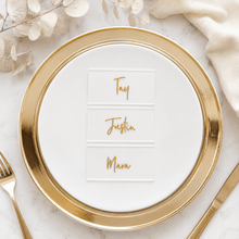 Load image into Gallery viewer, Personalised Wedding Place Cards - Love and Labels