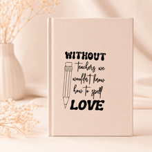 Load image into Gallery viewer, Teacher Gift Decal | Without Teachers We Wouldn’t Know Love - Love and Labels