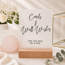 Load image into Gallery viewer, Wishing Well Signage - Cards and Well Wishes - Love and Labels