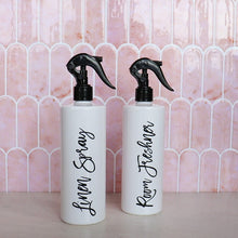 Load image into Gallery viewer, 500ml Refillable White Spray Bottle, refillable bottles australia - Love and Labels