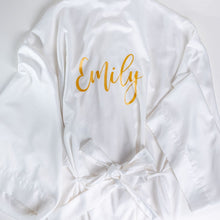 Load image into Gallery viewer, bridesmaid gift boxes, bridesmaids gifts, personalised robe - love and labels