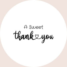 Load image into Gallery viewer, A Sweet Thank You Stickers - Love and Labels
