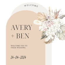 Load image into Gallery viewer, welcome signage for wedding, wedding signage, acrylic signage- Love and Labels