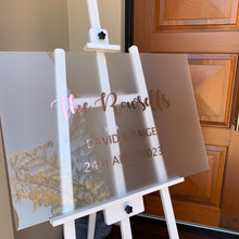 Load image into Gallery viewer, Wedding Signage, seating chart for wedding, wedding welcome sign - Love and Labels