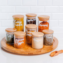 Load image into Gallery viewer, Stylish and durable spice labels for easy kitchen storage