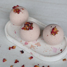 Load image into Gallery viewer, Bath Bombs - Marshmallow &amp; Rose - Love and Labels
