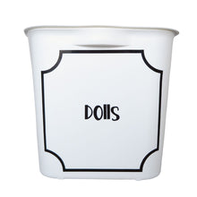 Load image into Gallery viewer, Large Custom Labels for Kids Toy Storage Boxes made in Australia