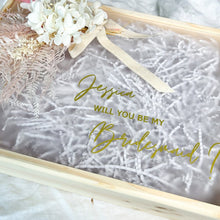 Load image into Gallery viewer, Bridesmaids Proposal Box Decal - Love and Labels