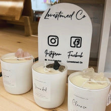 Load image into Gallery viewer, social media sign, small business acrylic signage - Love and Labels