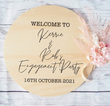 Load image into Gallery viewer, wooden signage, signage for weddings, welcome signage for wedding- Love and Labels