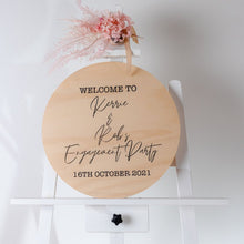 Load image into Gallery viewer, wooden signage, signage for weddings, welcome signage for wedding- Love and Labels