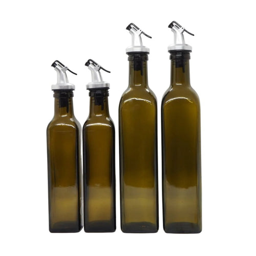 oil bottles, glass oil bottles, kitchen accessories - Love and Labels