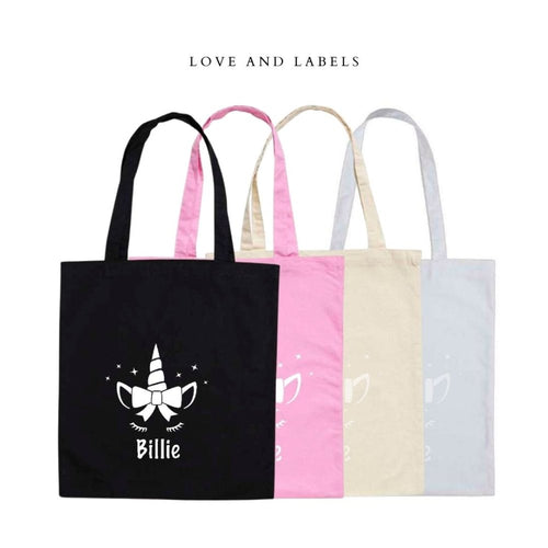 custom tote bag for kids - Love and Labels