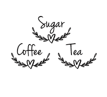 Load image into Gallery viewer, Love Heart Canister Labels - Love and Labels