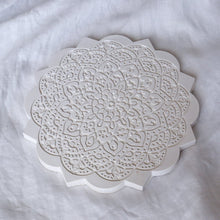 Load image into Gallery viewer, handmade spiritual gifts, handmade homewares ceramic mandala tray