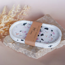 Load image into Gallery viewer, Oval or Rectangle Terrazzo Effect Trinket Tray - Love and Labels