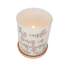 Load image into Gallery viewer, memorial candle, memorial plaques, in memory candle - love and labels
