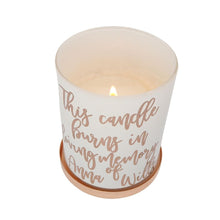 Load image into Gallery viewer, memorial candle, memorial plaques, in memory candle - love and labels