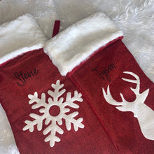 Load image into Gallery viewer, Personalised Christmas Stocking - Love and Labels