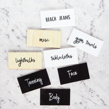 Load image into Gallery viewer, Organisation Tags with Label, Custom Labels, Pantry Organisation - Love and Labels