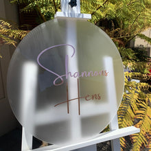 Load image into Gallery viewer, signage for birthday, engagement party signage, welcome signage, acrylic signage - Love and Labels