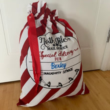 Load image into Gallery viewer, personalised santa sacks afterpay, personalised santa sacks, personalised santa sacks australia- Love and Labels