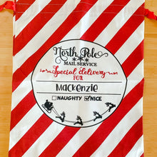 Load image into Gallery viewer, personalised santa sacks afterpay, personalised santa sacks, personalised santa sacks australia- Love and Labels