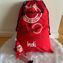 Load image into Gallery viewer, Personalised Santa Sack, santa sacks australia, santa sack personalised- Love and Labels