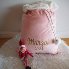 Load image into Gallery viewer, personalised christmas sacks, personalised Santa sacks afterpay, santa sack australia - Love and Labels
