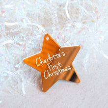 Load image into Gallery viewer, christmas baubles personalised, personalised baubles, personalised christmas ornaments Love and Labels
